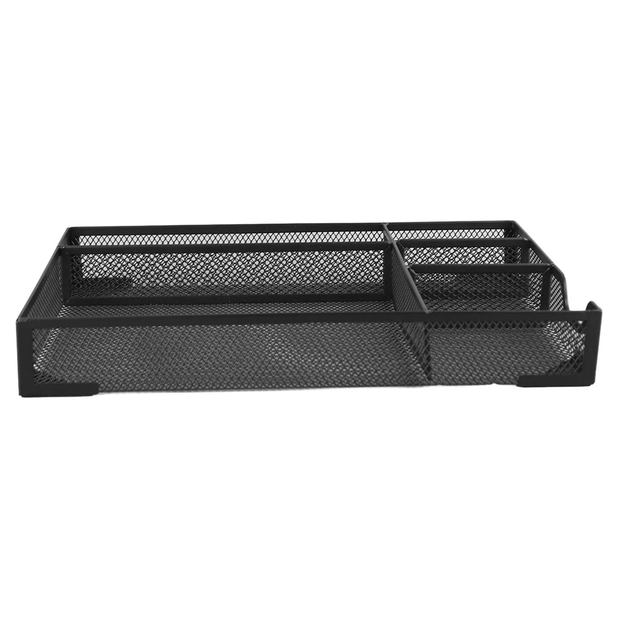 Metal Mesh Drawer Organizer - Versatile Kitchen Storage Solution with Adjustable Compartments - Kitchen Drawer Organizer - Hurbane Home