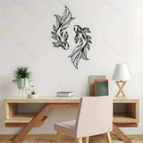 Metal Wall Art Decor - Elegant Black Metal Design for Modern Homes - Hurbane Home
