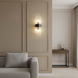 Chic Modern Wall Sconce with Crystal Accents for Bedroom Kitchen