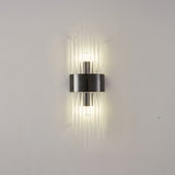 Metal wall sconce G9 bulb detail