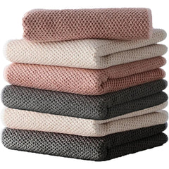 Microfiber Kitchen Towel - Ultra Absorbent 100% Cotton Dish & Tea Towels - 100 Cotton Kitchen Towels - Hurbane Home