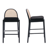 mid century modern bar stool set