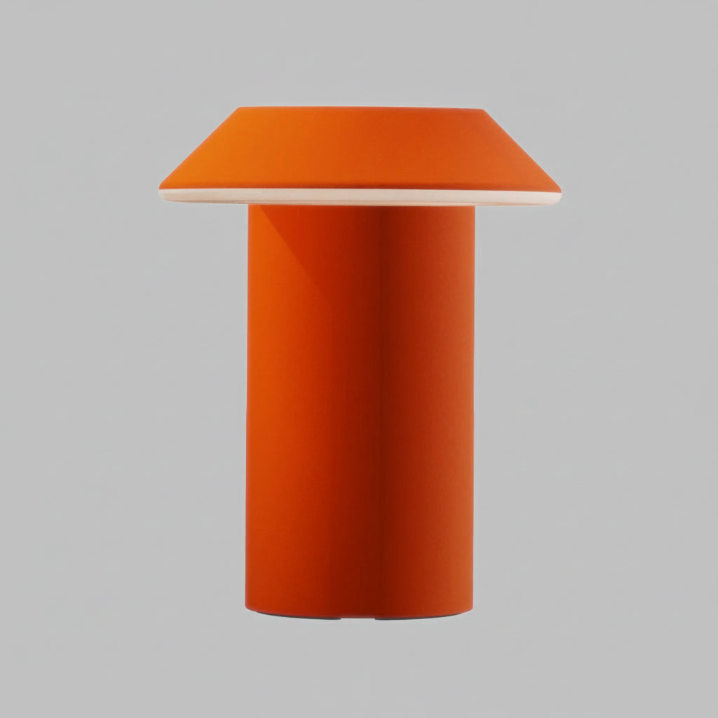 Mini cordless table lamp - black color