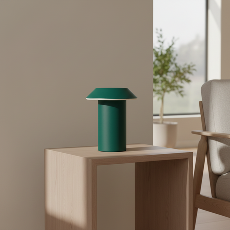 Minimalist Mushroom Table Lamp with Touch Control for Bedside Dining