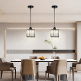 Mini crystal pendant light shown as a product view