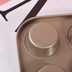 Mini Muffin Pan - 12 Cup Non - Stick Carbon Steel Baking Tray - 12 Cup Muffin Pan - Hurbane Home