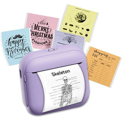 Mini X6 Thermal Photo Label Printer Portable 58mm White - Hurbane Home