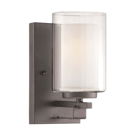 Parsons Studio Wall Sconce Dimmable Clear Glass Modern Finish