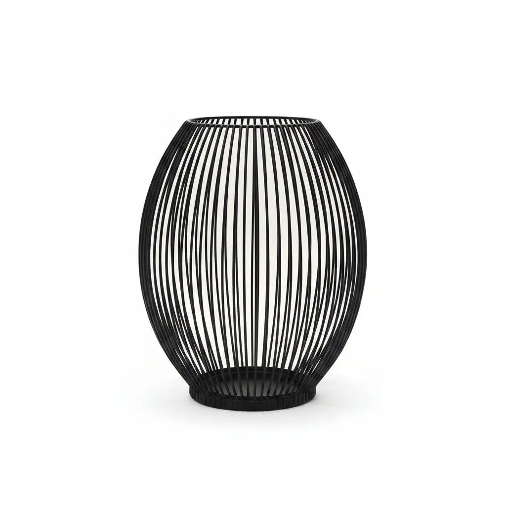 Modern Candle Holder Elegance - Black Metal Candle Holders for Decorative Ambiance - Metal Candle Holders - Hurbane Home