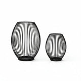Modern Candle Holder Elegance - Black Metal Candle Holders for Decorative Ambiance - Metal Candle Holders - Hurbane Home