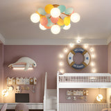 Modern flush mount ceiling light with acrylic discs further product image 4
