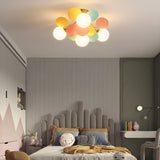 Modern flush mount ceiling light with acrylic discs supplementary product view 5