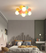 Modern flush mount ceiling light with acrylic discs further product image 16