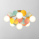 Modern flush mount ceiling light with acrylic discs supplementary product view 17