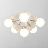 Modern flush mount ceiling light with acrylic discs additional product view 24