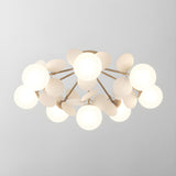 Modern flush mount ceiling light with acrylic discs supplementary product view 29