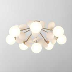 Modern flush mount ceiling light with acrylic discs supplementary product view 29