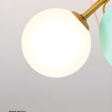 Modern flush mount ceiling light with acrylic discs alternative angle view 37
