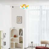 Modern flush mount ceiling light with acrylic discs supplementary product view 41