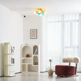 Modern flush mount ceiling light with acrylic discs additional product view 42