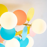 Modern flush mount ceiling light with acrylic discs further product image 46
