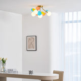Modern flush mount ceiling light with acrylic discs further product image 52
