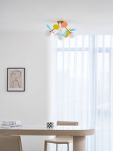 Modern flush mount ceiling light with acrylic discs additional product view 54