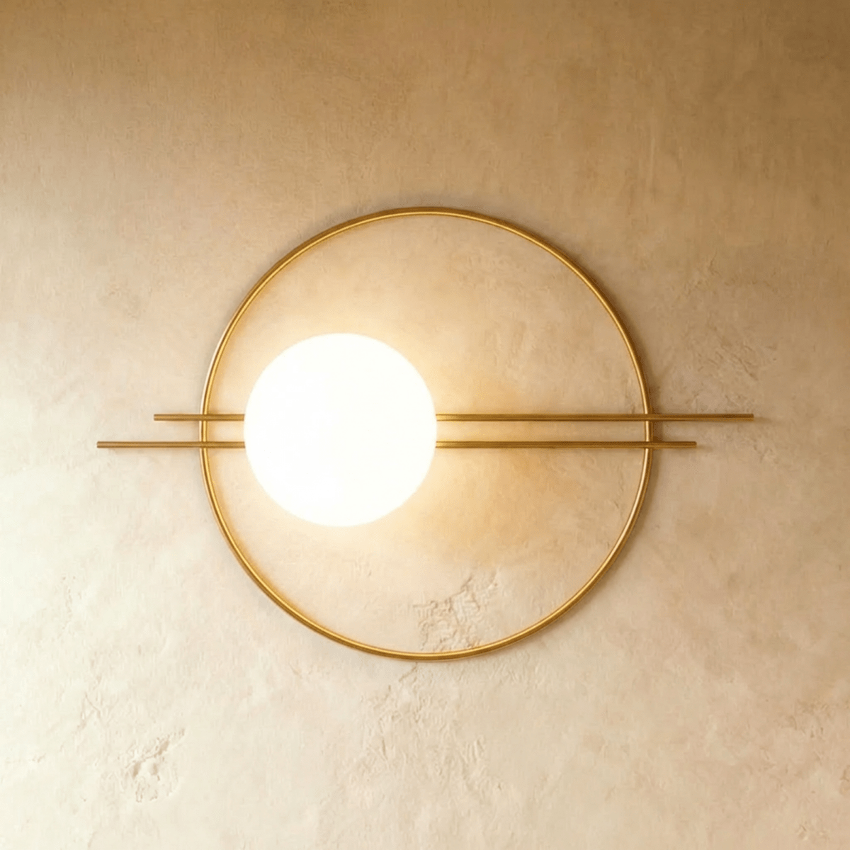 Modern frosted glass globe wall sconce further product image 10
