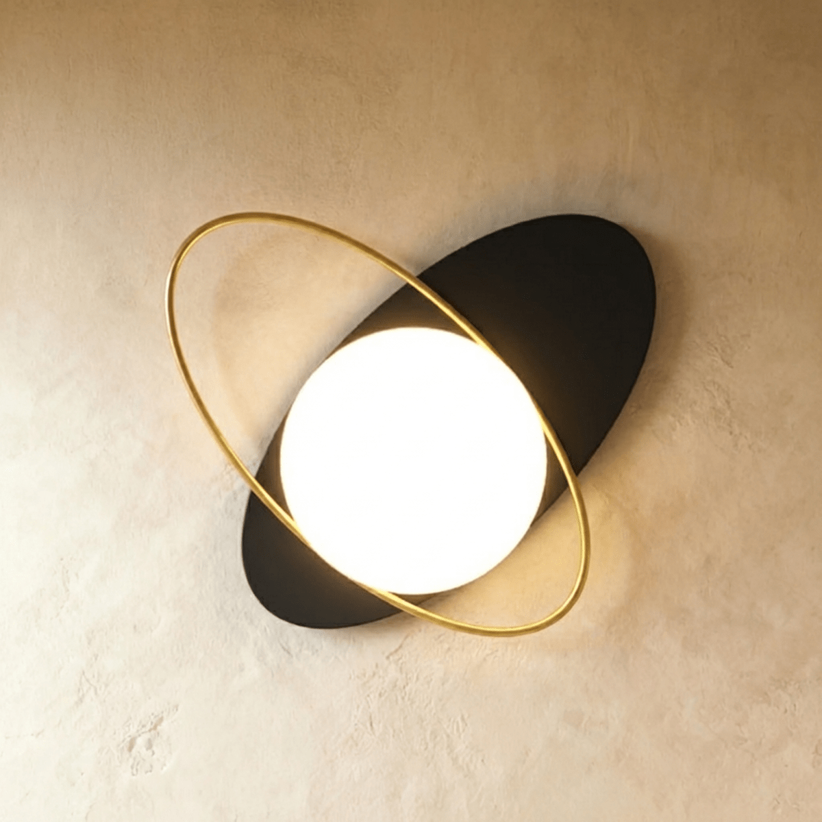 Modern frosted glass globe wall sconce supplementary product view 11