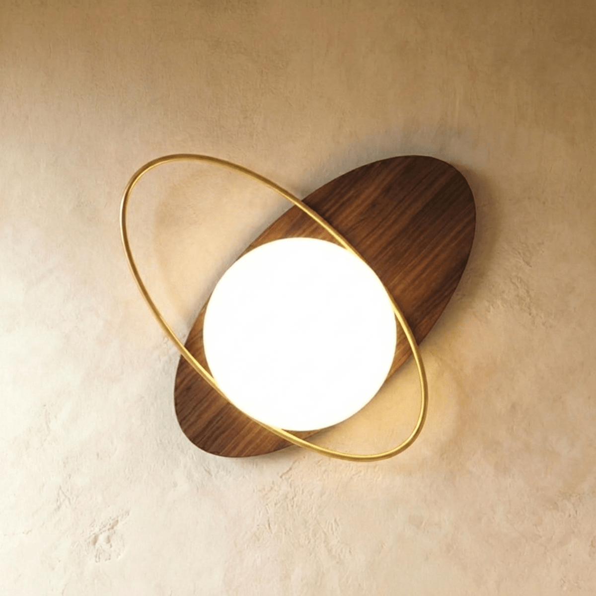 Modern frosted glass globe wall sconce additional product view 12