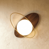 Modern frosted glass globe wall sconce additional product view 12