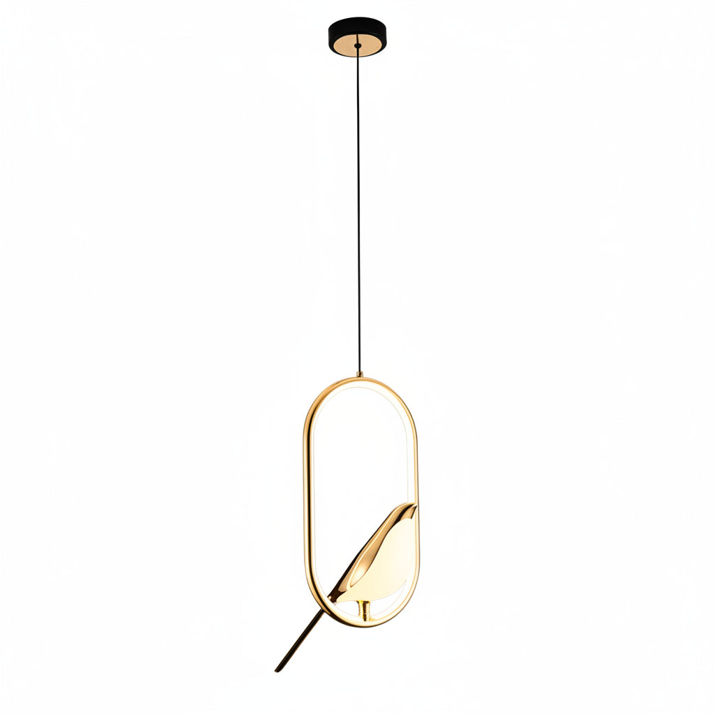Modern led pendant light - installation detail