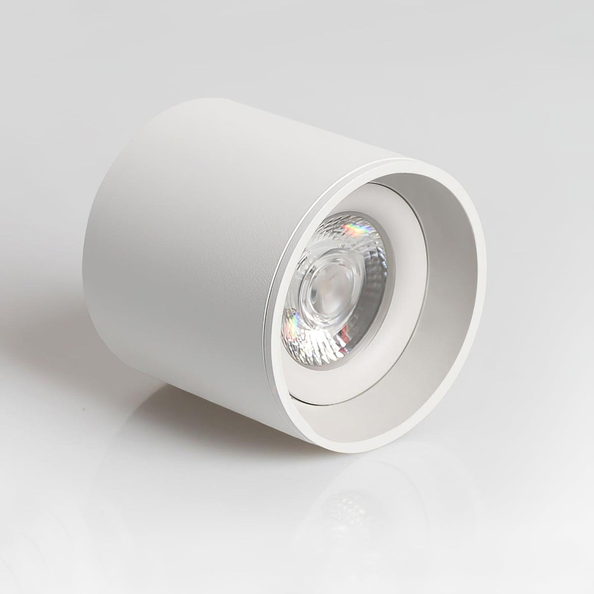 Compact aluminum ceiling downlight with a recessed acrylic lens, view 17