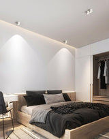 Integrated LED surface mount spotlight for ceiling or wall fixing, view 22