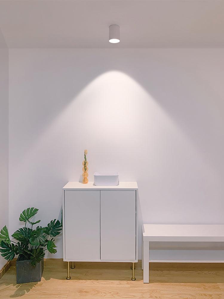 Compact aluminum ceiling downlight with a recessed acrylic lens, view 23