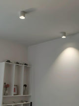 Aluminum surface mount downlight with a deep inset acrylic lens, view 26
