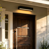 Modern outdoor LED wall light detail view 4 showing finish and construction