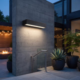 Modern outdoor LED wall light main product image on a plain background