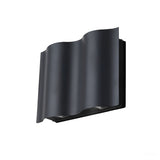Up and down outdoor wall sconce detail view 15 showing finish and construction