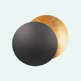 Solar Eclipse Wall Lamp with Crescent Silhouette for Hallway Bedroom