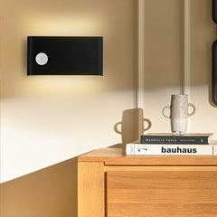 Motion sensor wall light front face with PIR sensor