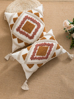 Multicolor Pillow Covers - Boho Style Decorative Cushion for Home Decor - Boho Pillow Cover - Hurbane Home