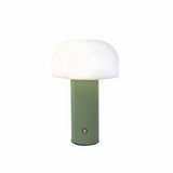 Mushroom lamp packaging and included accessories