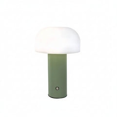 Mushroom lamp packaging and included accessories