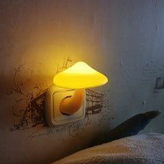 Mushroom Night Light Plug In for Cozy Ambient Lighting - LED Lamp - Plug in Night Light - Hurbane Home