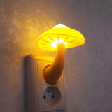 Mushroom Night Light Plug In for Cozy Ambient Lighting - LED Lamp - Plug in Night Light - Hurbane Home