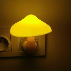 Mushroom Night Light Plug In for Cozy Ambient Lighting - LED Lamp - Plug in Night Light - Hurbane Home
