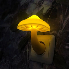 Mushroom Night Light Plug In for Cozy Ambient Lighting - LED Lamp - Plug in Night Light - Hurbane Home