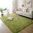 Non slip washable shag rug with high-pile texture