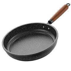 Non Stick Frying Pan – 28cm Maifan Stone Pan with Lid - Cast Iron Frying Pan - Hurbane Home